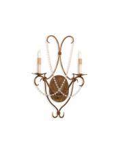 Currey 5880 - Crystal Lights Gold Wall Sconc