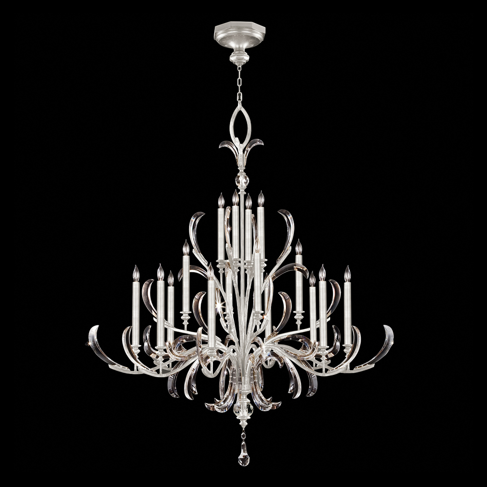 Beveled Arcs 58"W Round Chandelier