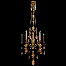 Fine Art Handcrafted Lighting 725640-1ST - Encased Gems 31"W Round Chandelier